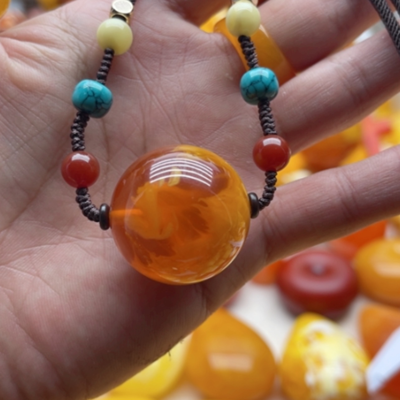 【闪购商品】蜜蜡颈饰未镶嵌蜜蜡项链