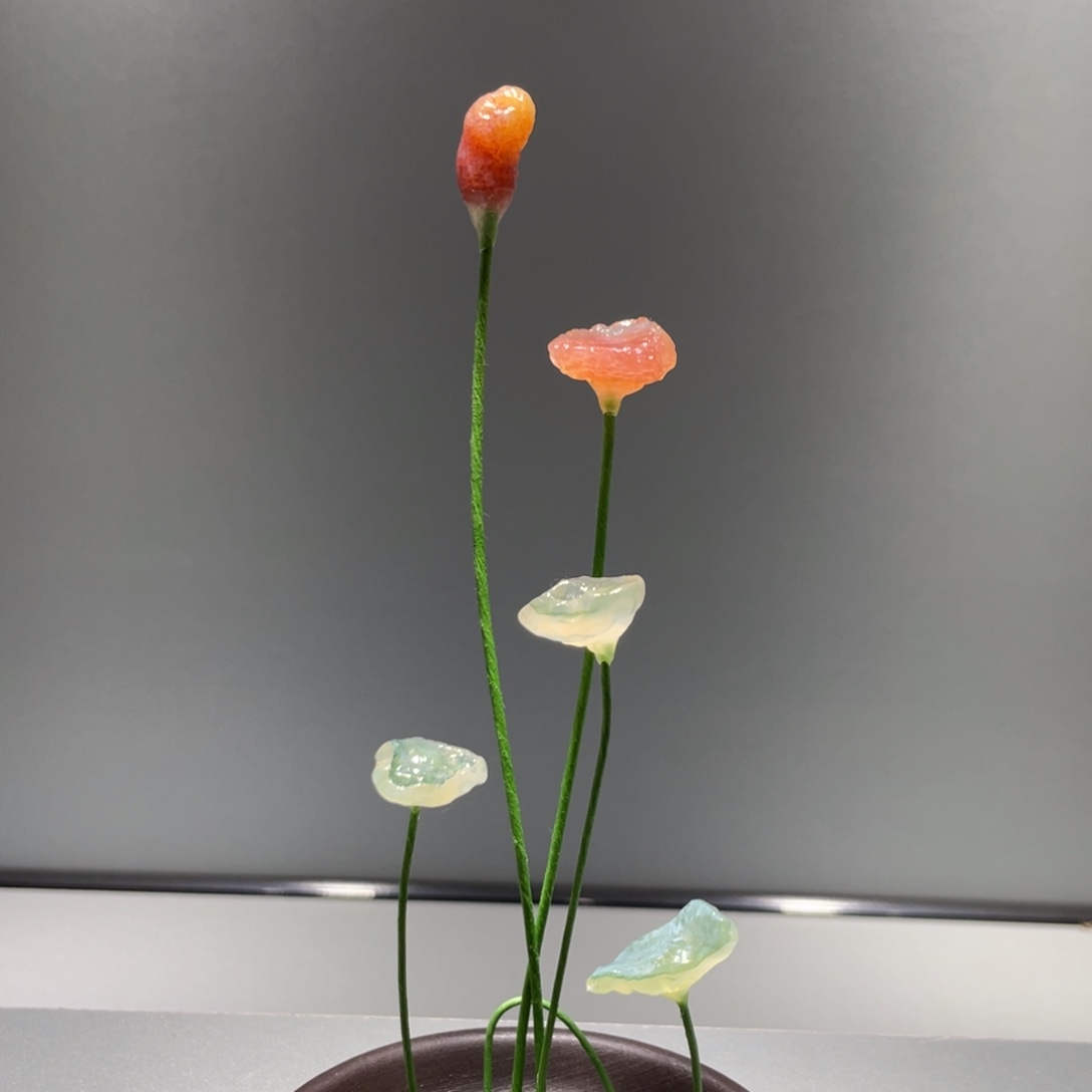 石材阿拉善荷花小品组合