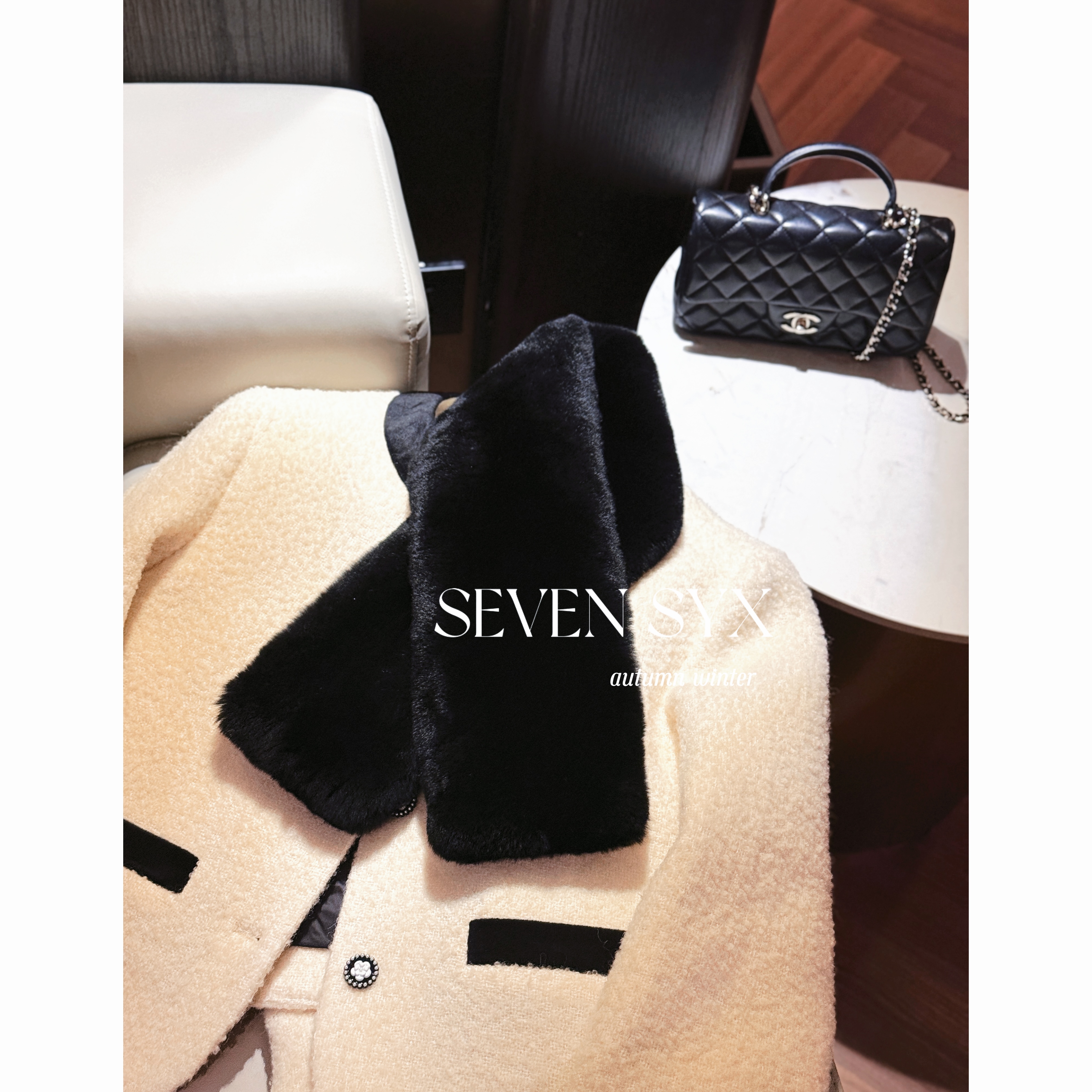 【76COCO小姐鹅绒服三件套】25AW 深圳原创  90鹅绒 小香风套装保暖