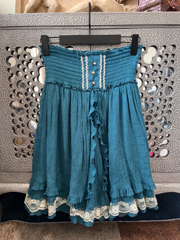 雾户JPVintage日制109-209米蕾丝淑女半裙