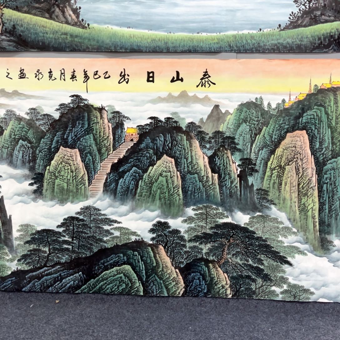 国画国画作品老师手绘