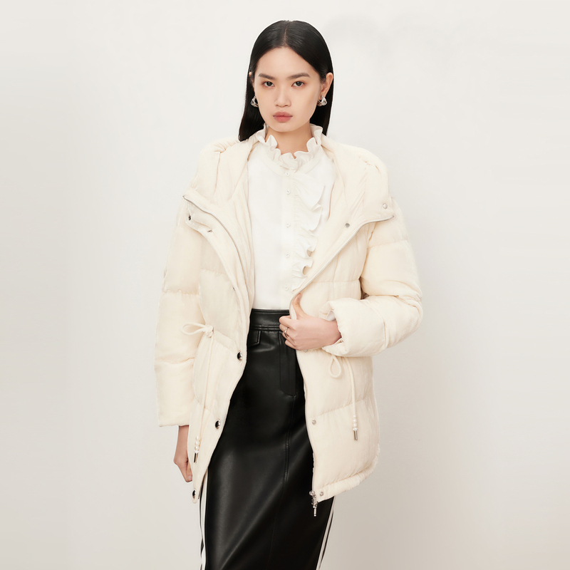 【商场同款】LY荷比俪冬季新抽绳温暖羽绒服HMD44560077