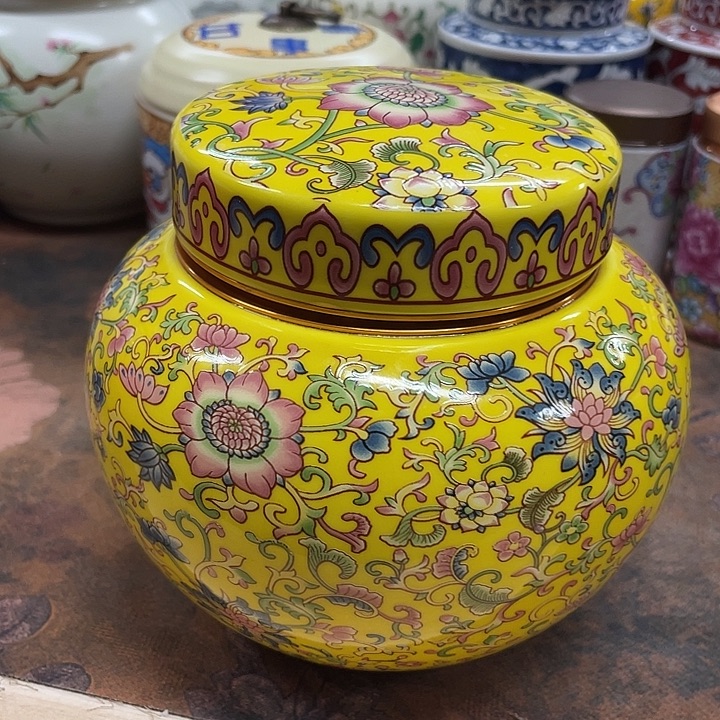 陶瓷罐茶叶罐密封罐储物罐