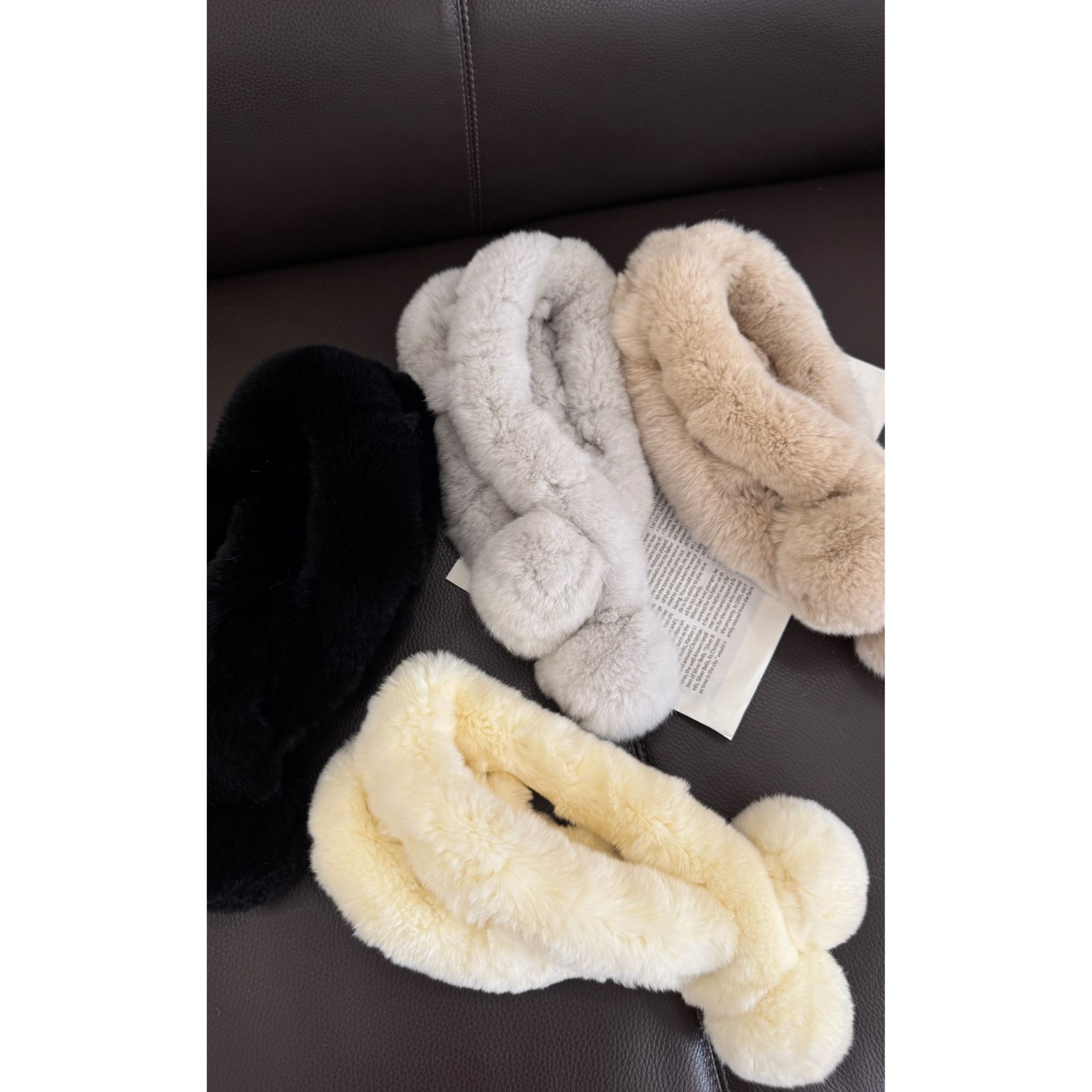 Y.M | 暖暖兔 100%獭兔毛 暖fufu超软韩系百搭氛围感围巾467