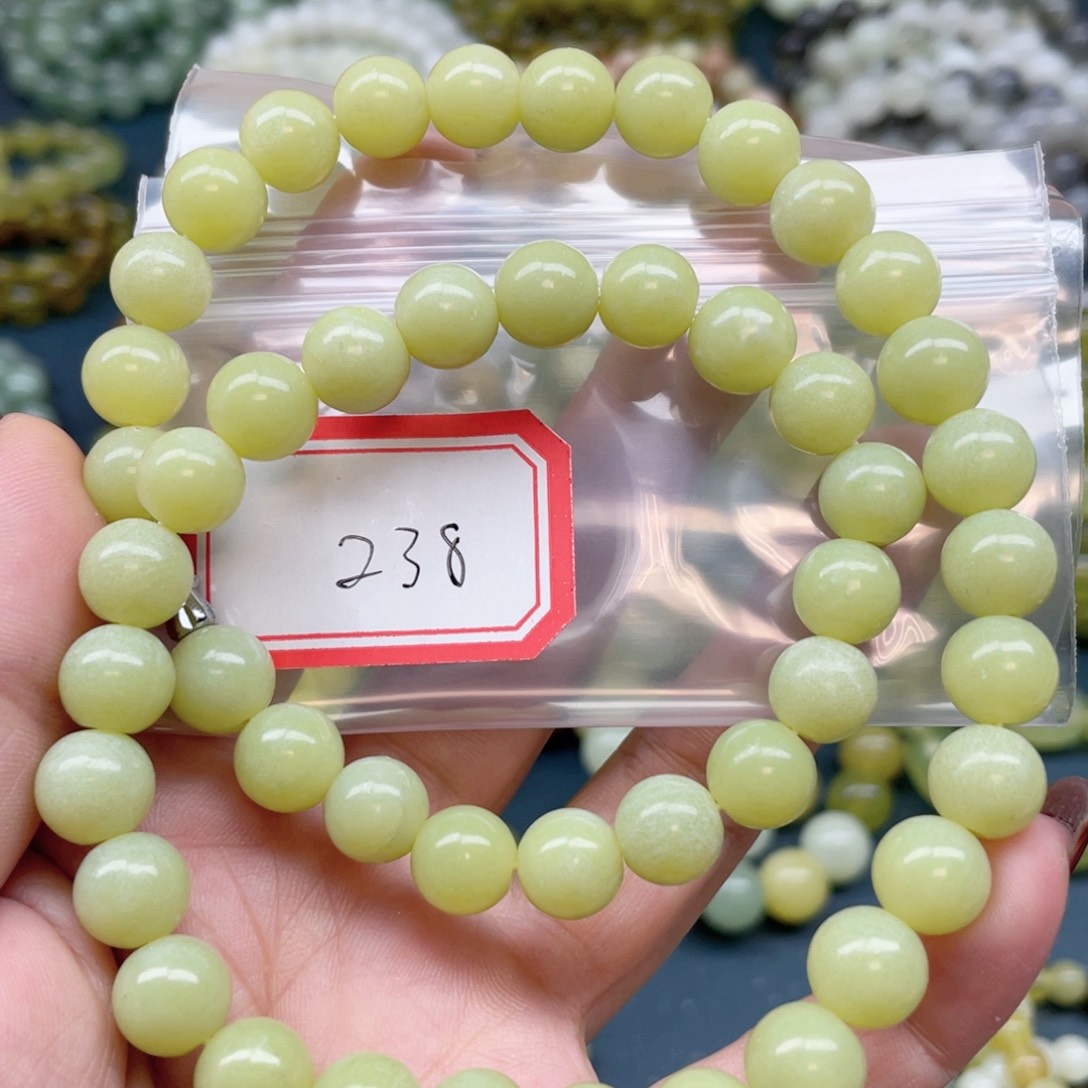 未镶嵌蛇纹石玉手串