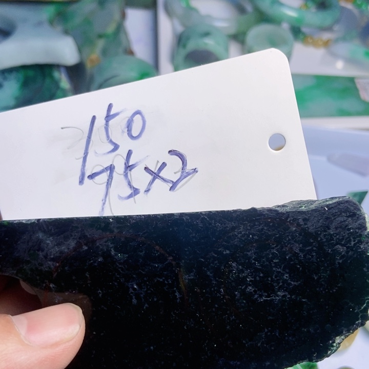 洪***桥翡翠散珠天然翡翠A货挂件