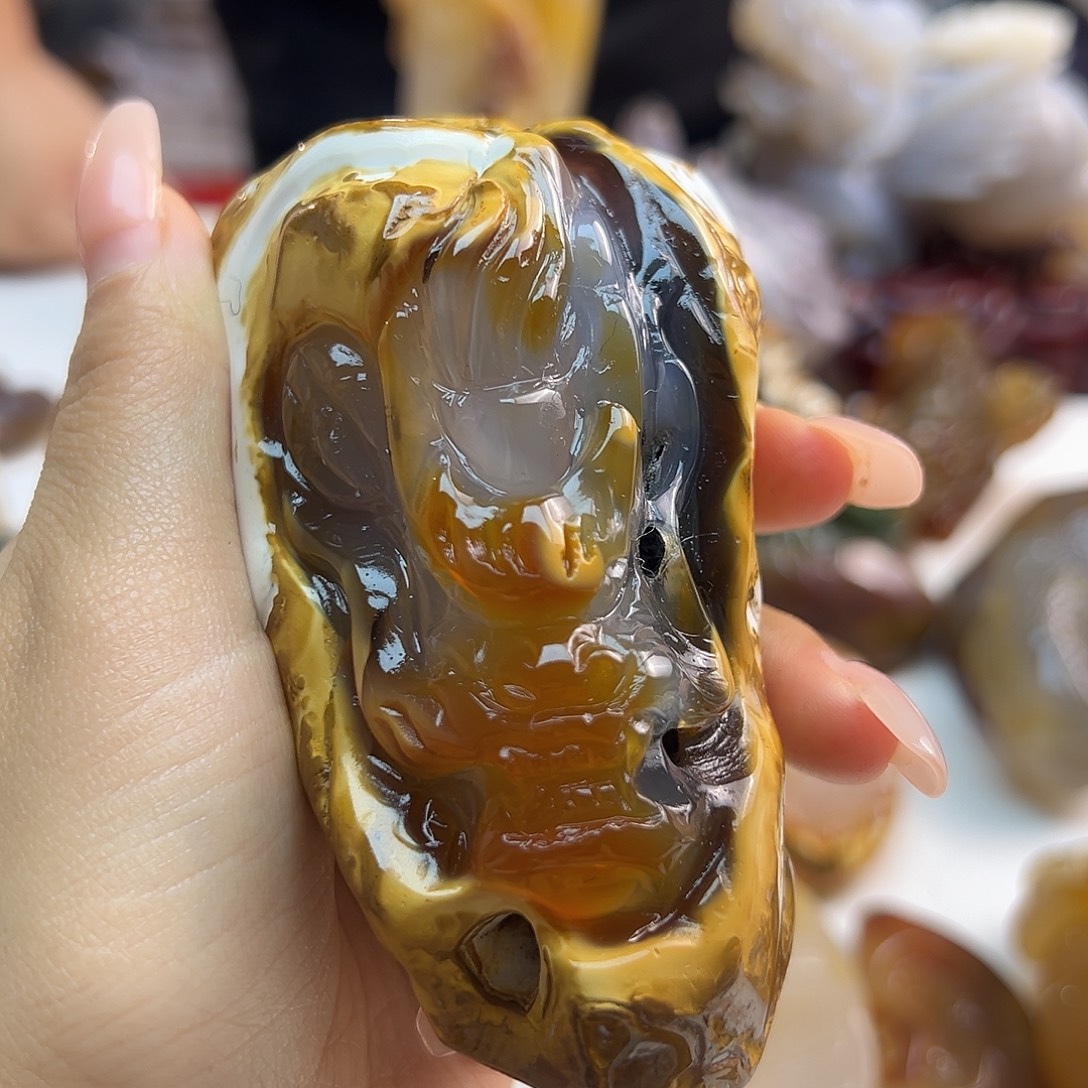 玛瑙/玉髓未镶嵌颈饰