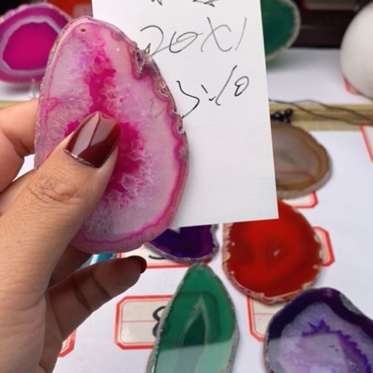 玛瑙/玉髓合金颈饰杜****）