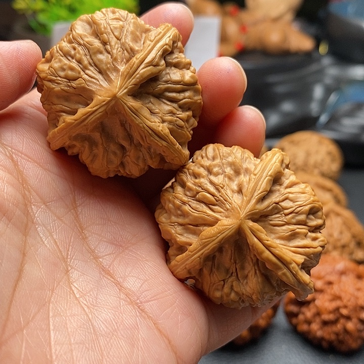 文玩核桃吊坠鹏三棱40尺