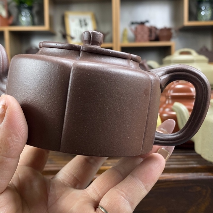 紫砂茶壶教*原矿紫去