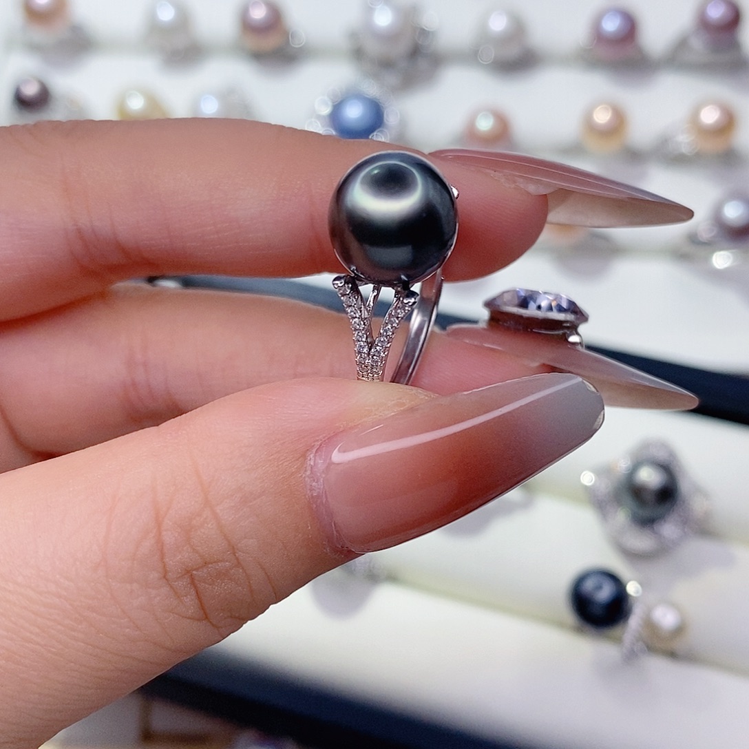 玥***児戒指海水珍珠银S925镶嵌