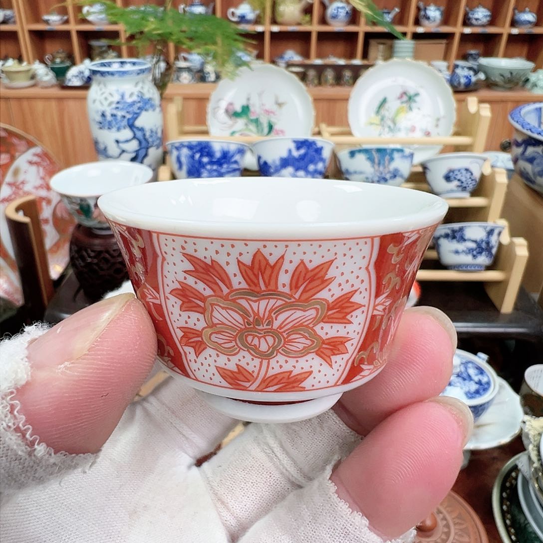 柴窑茶具茶壶茶杯盘子