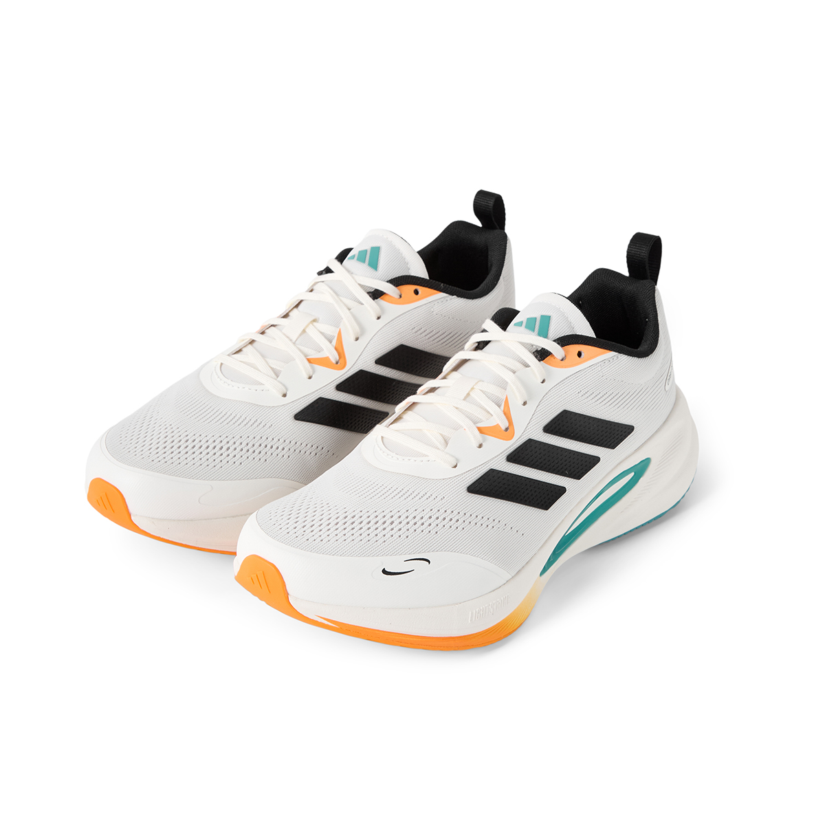 adidas/阿迪达斯男女款运动跑鞋轻便缓震低帮休闲跑步鞋KJ4135-多