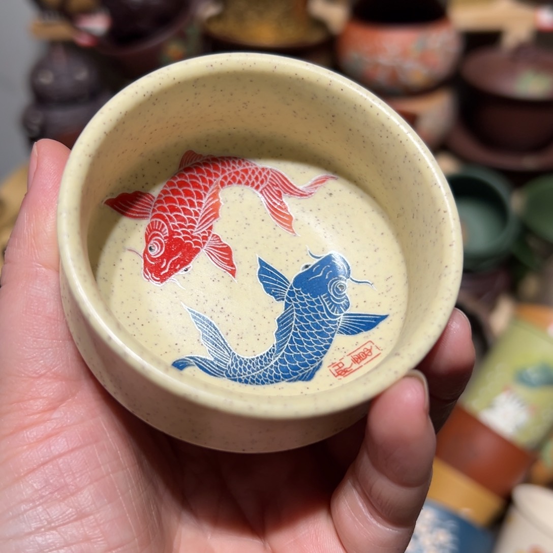 紫砂茶杯宜兴紫砂主人杯
