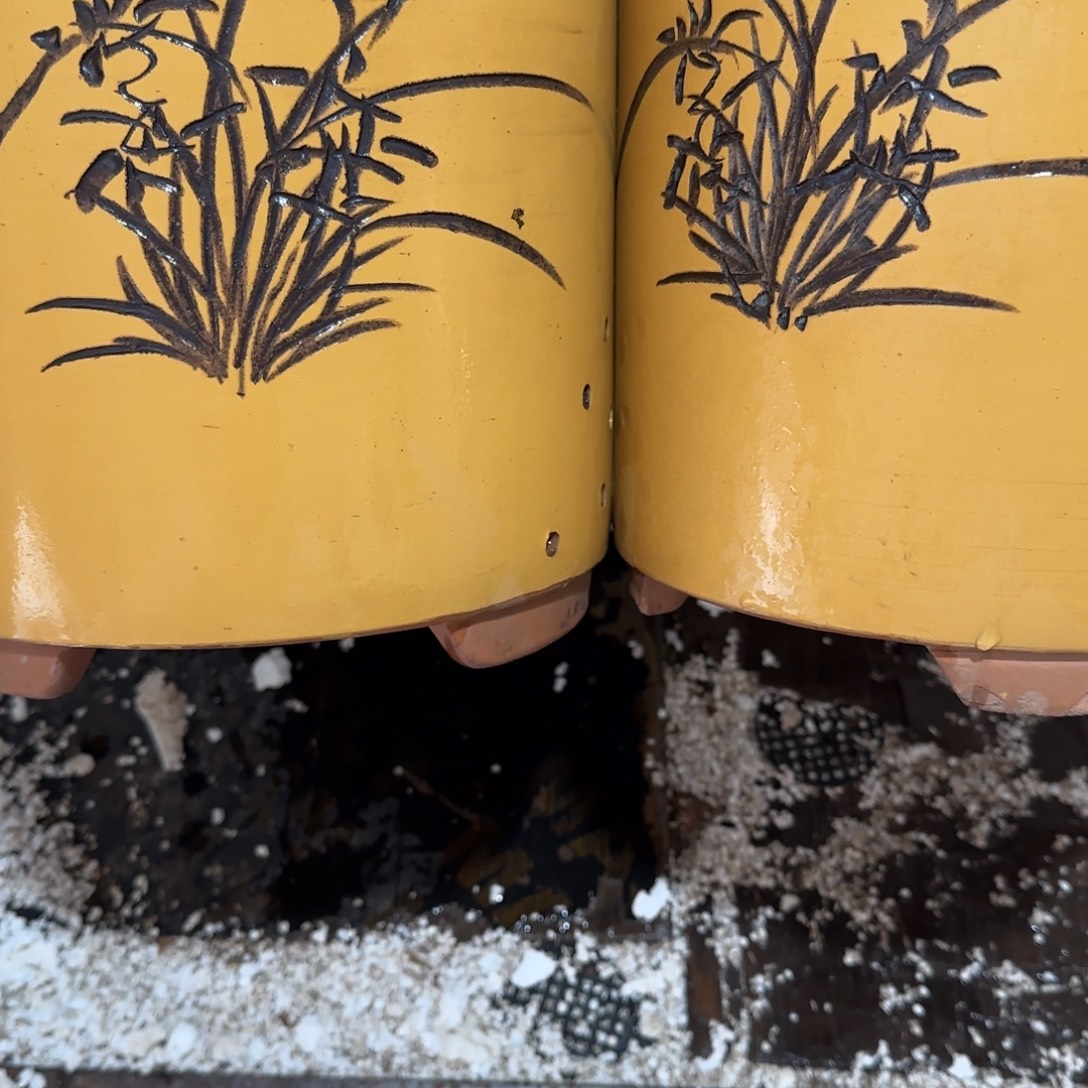 紫砂花盆口径14.18口径