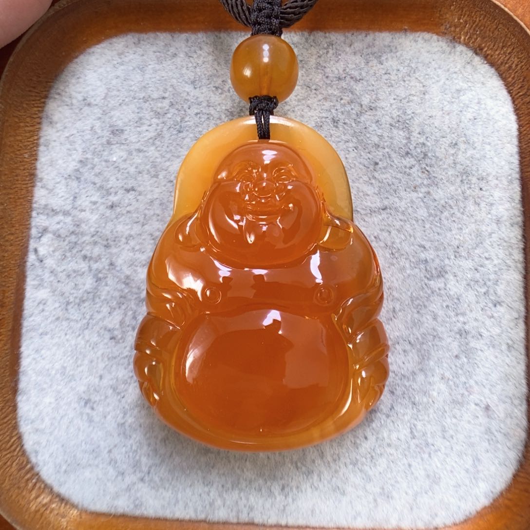 蜜蜡项链未镶嵌蜜蜡吊坠