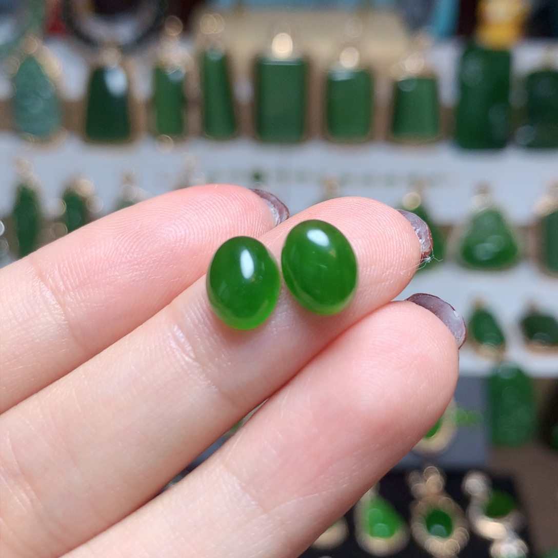 和田玉（碧玉）裸面未镶嵌