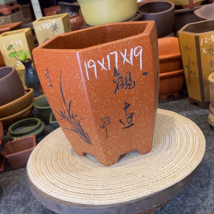 紫砂花盆紫砂花盆