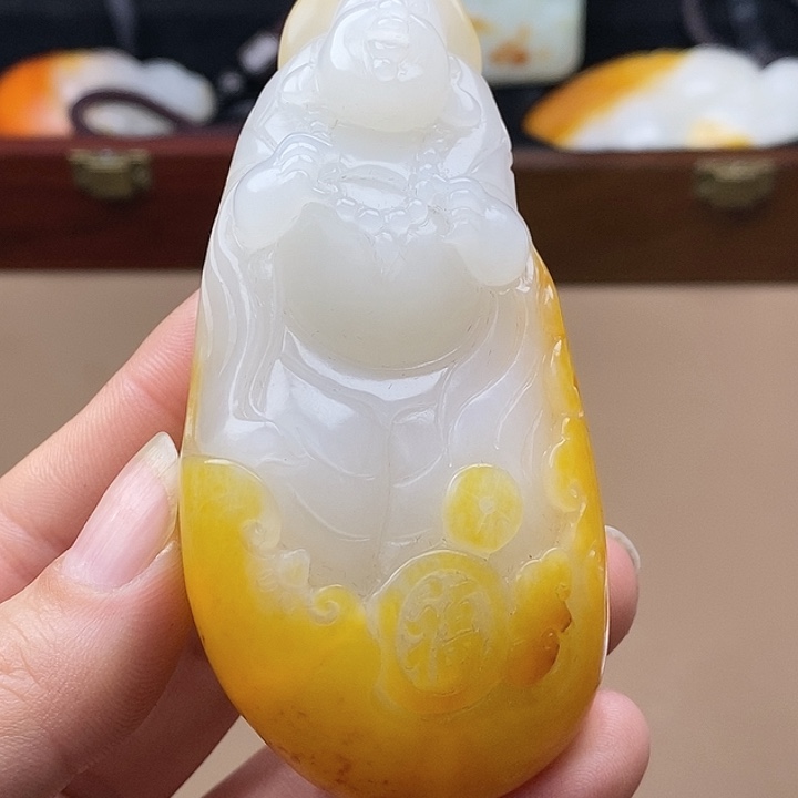 和田玉挂件未镶嵌F