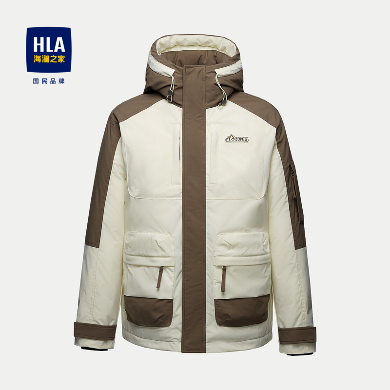 【刘老二专属】海澜之家极光超能鹅绒服保暖外套