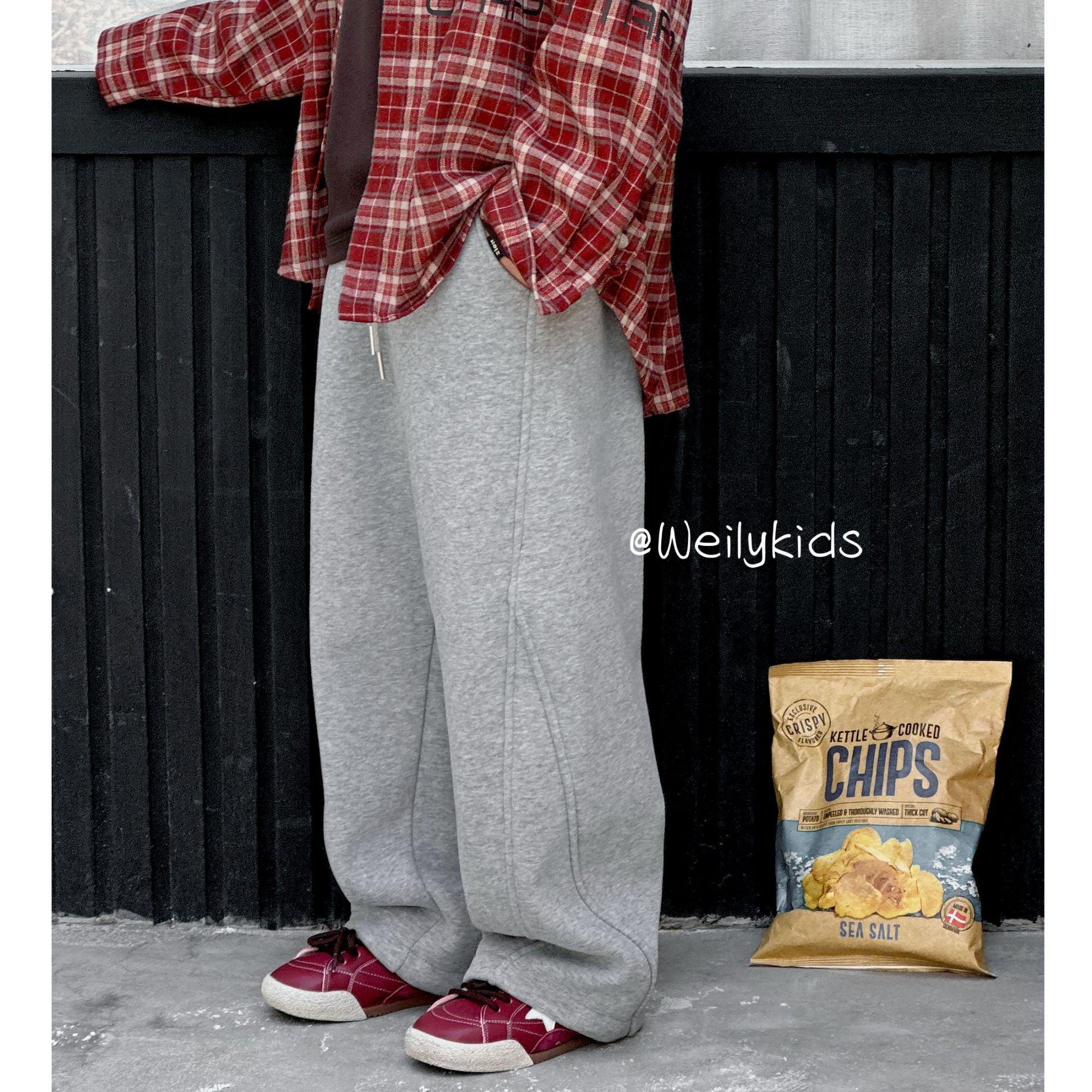 【一条过冬】儿童冬季保暖厚款长裤休闲裤加绒弯刀卫裤运动裤9258