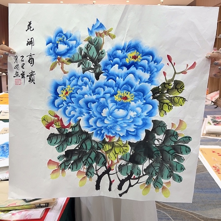 国画不赚钱，就是玩。