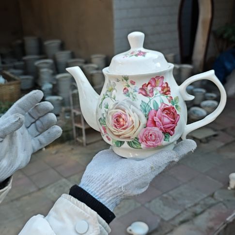 库存微瑕多孔茶壶