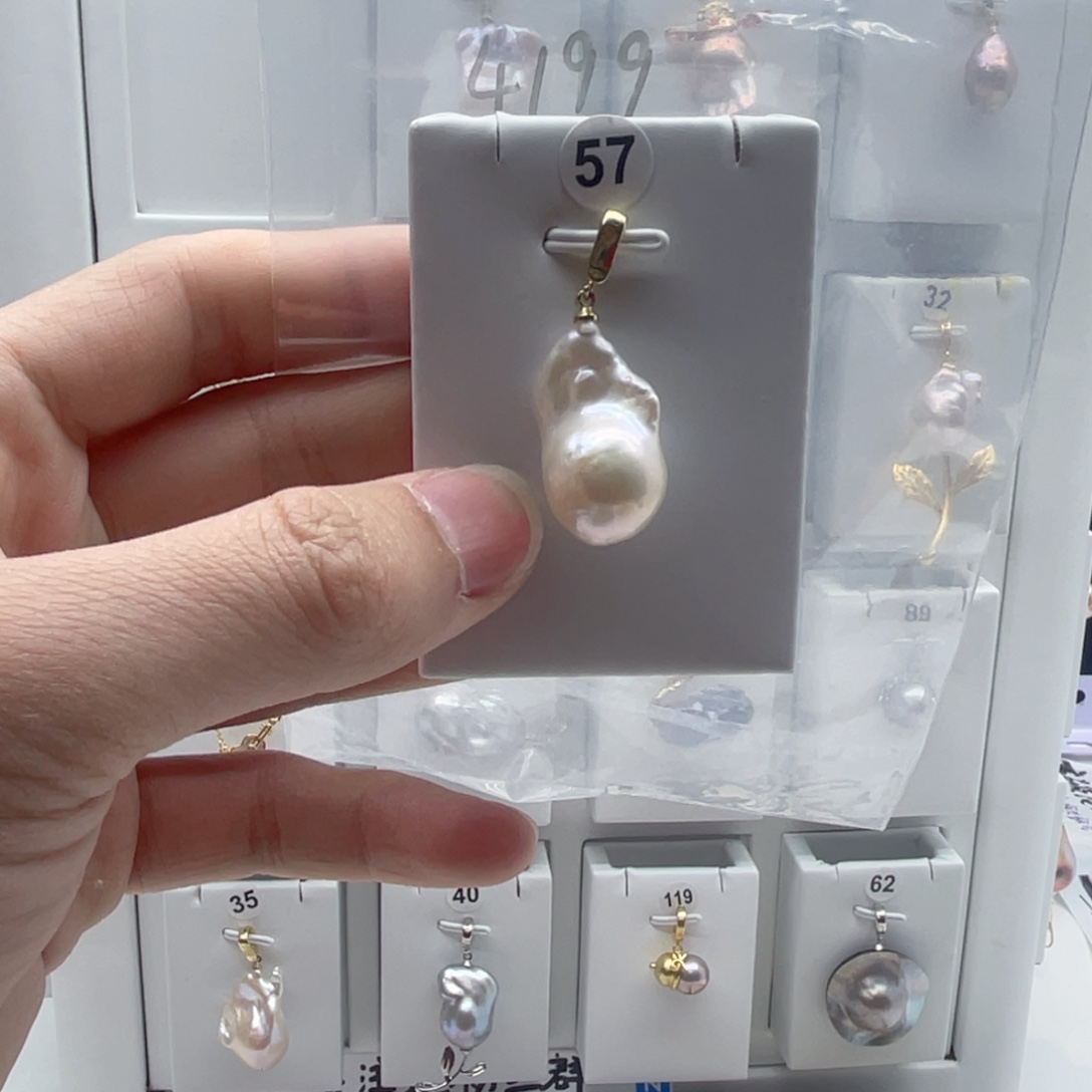 颈饰合金淡水珍珠