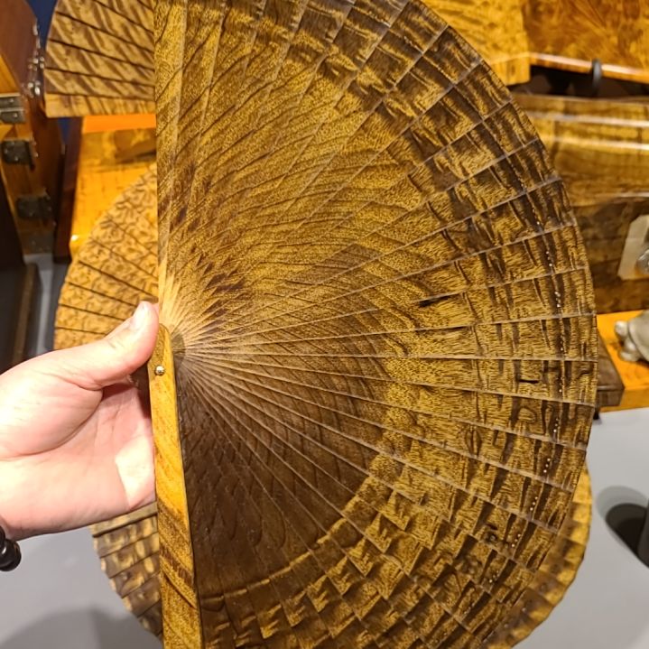 楠木用****321小叶桢楠金丝楠木苏扇