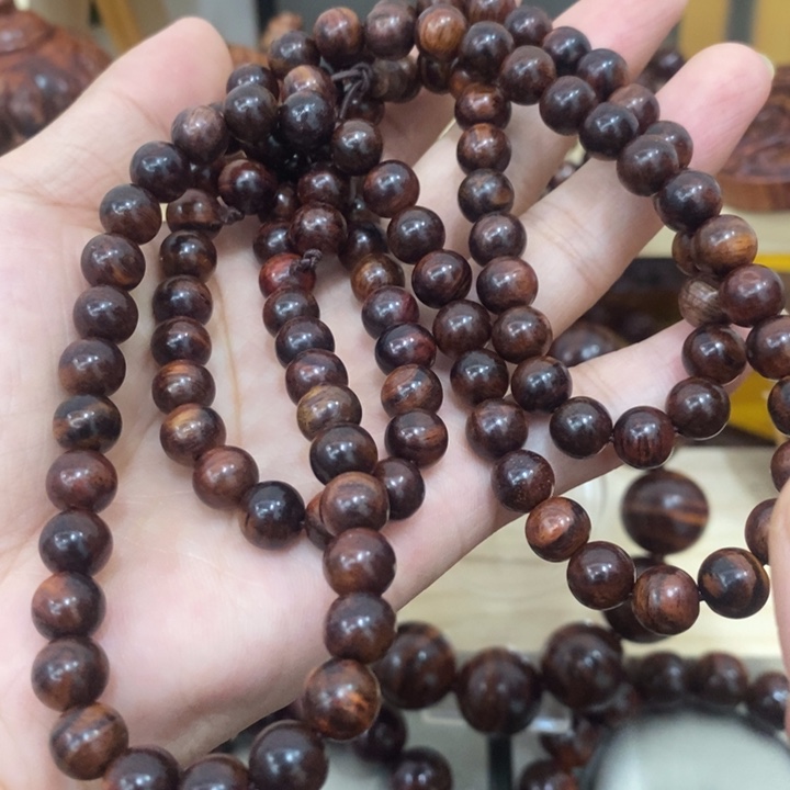 成套家具花梨木类海南黄花梨手串0.8