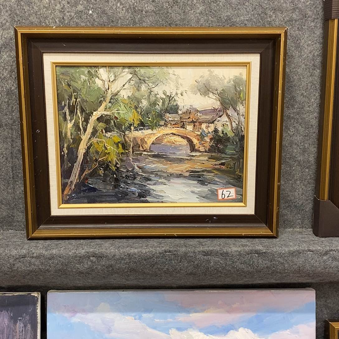 油画带外框画芯尺寸40x30cm