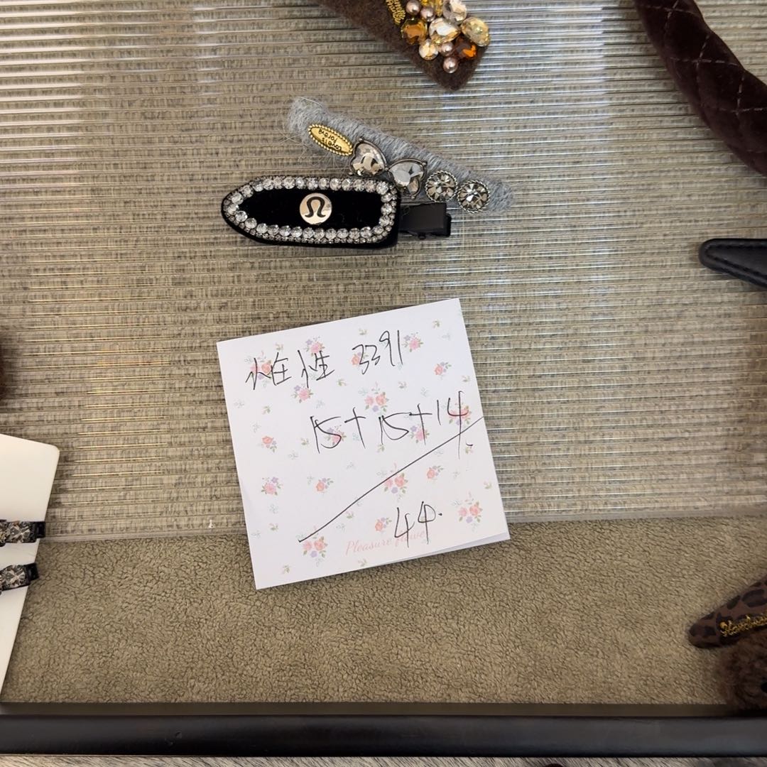 皮质铁合金发夹发夹