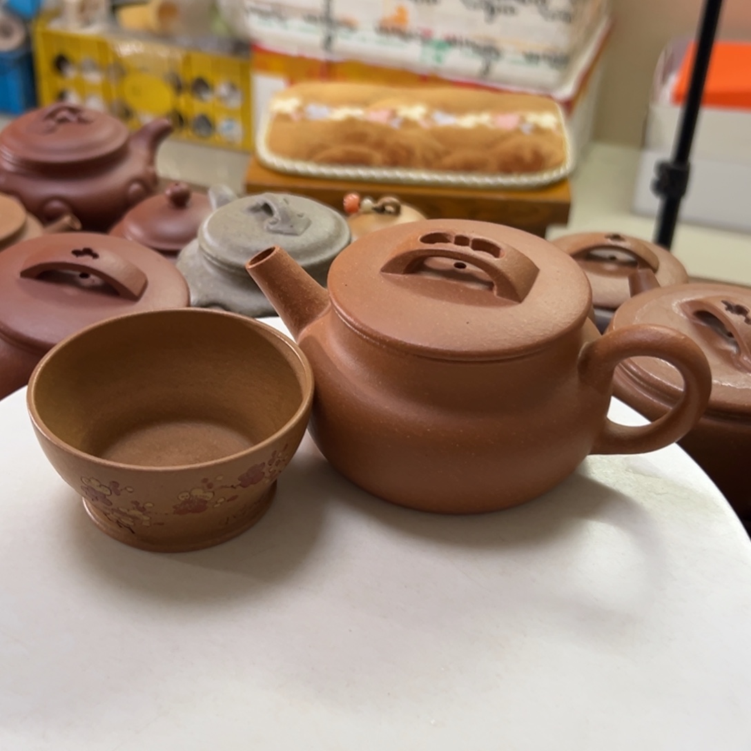 w***贰茶壶紫砂黄将破汉瓦200