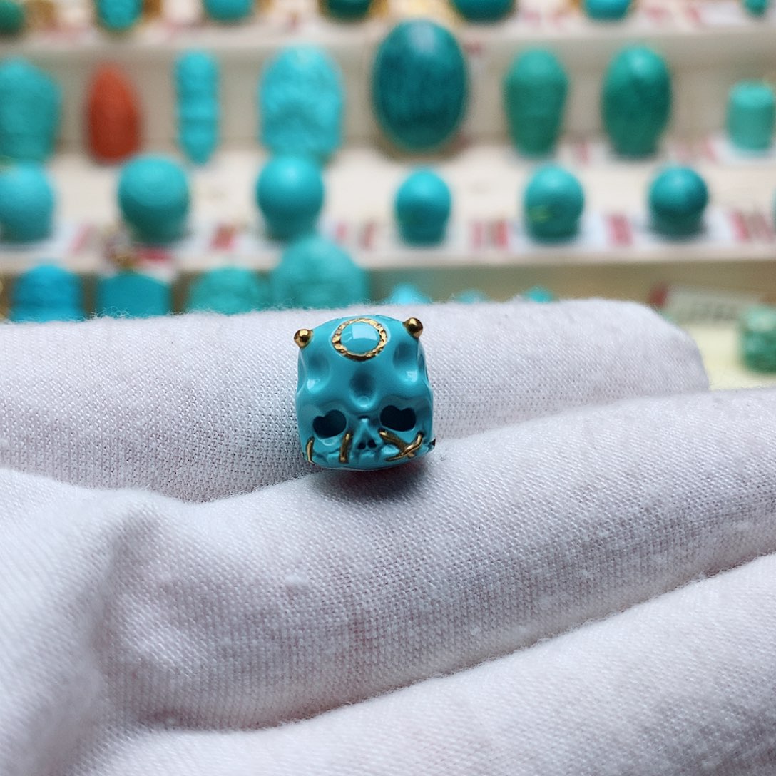 绿松石珠宝奇石未镶嵌