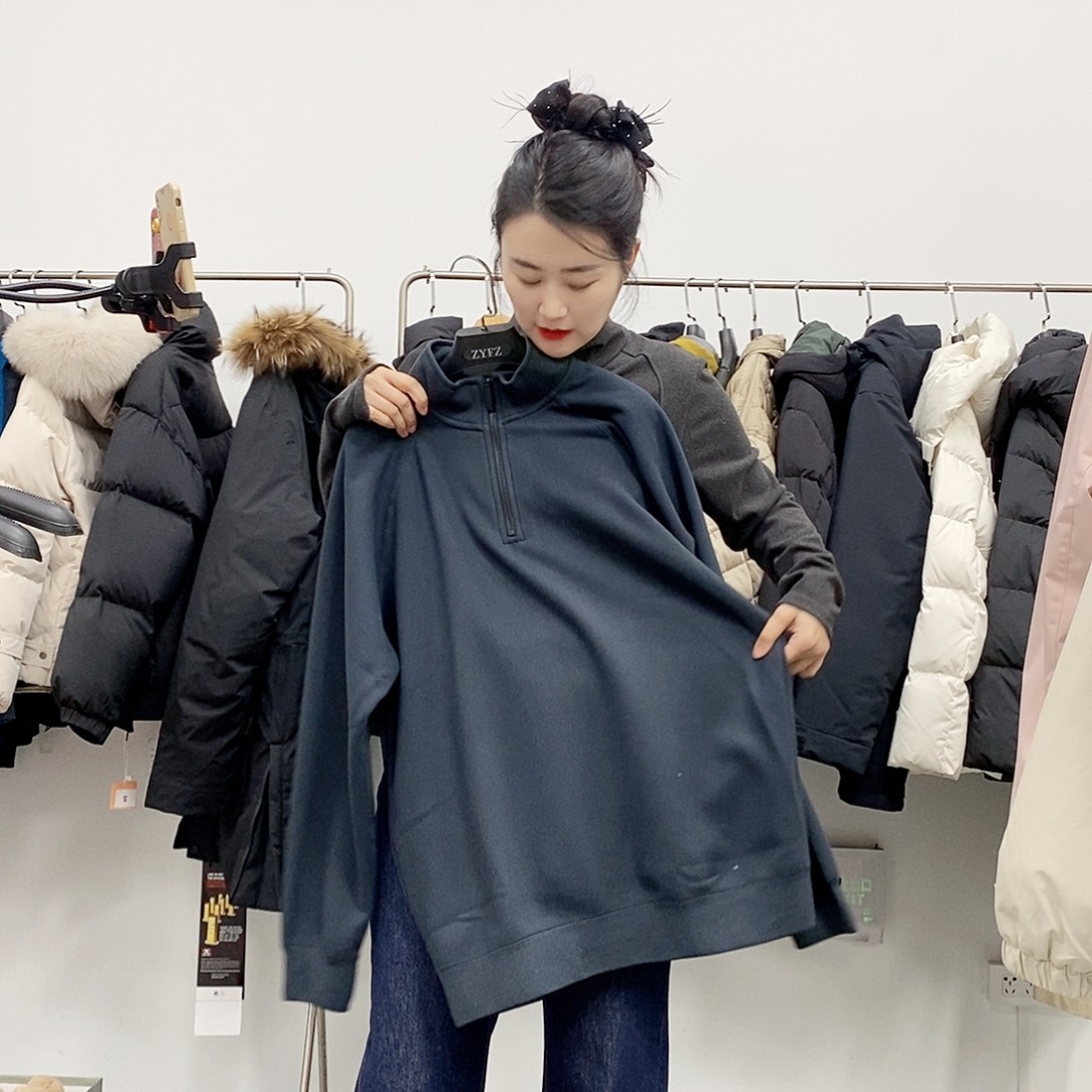 XXL 码加厚款男款半高领