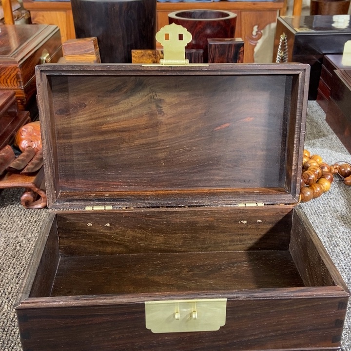 贡木老挝大红酸枝首饰盒