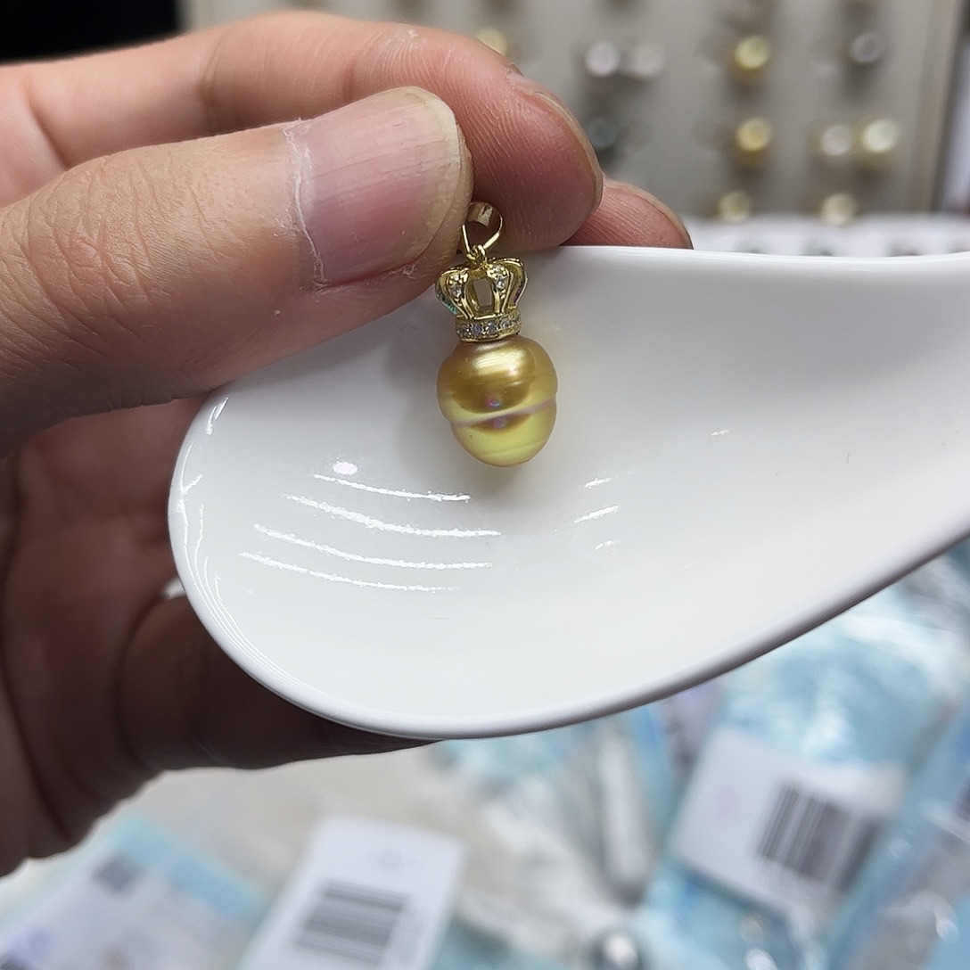 海水珍珠颈饰银S925镶嵌