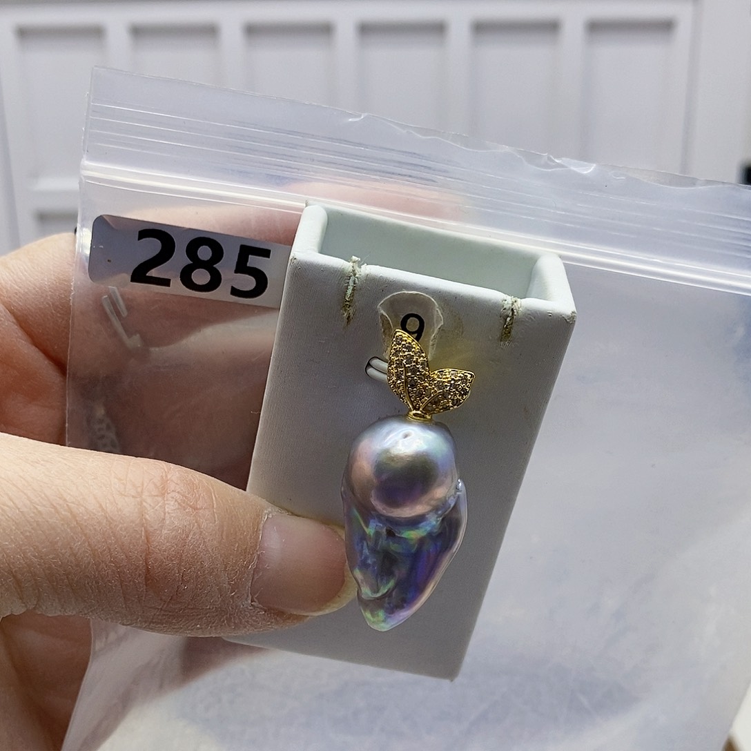 颈饰合金淡水珍珠