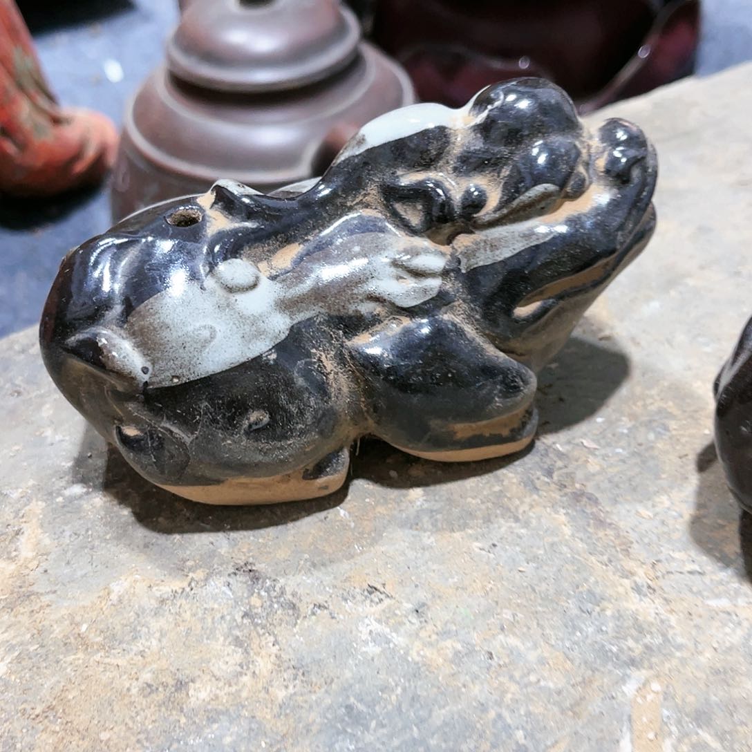 瓦当摆件摆件茶桌茶台陶瓷