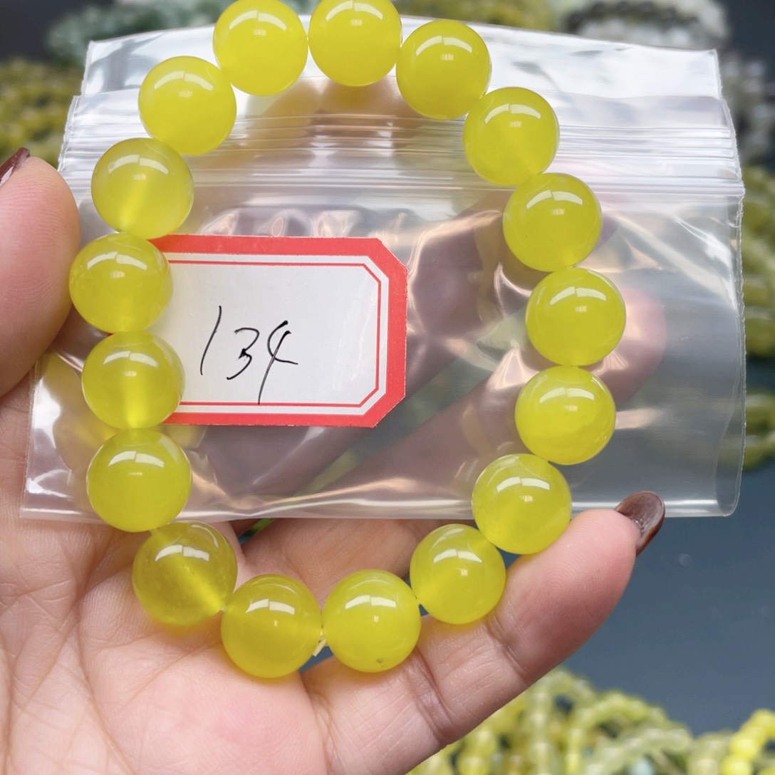 未镶嵌蛇纹石玉手串