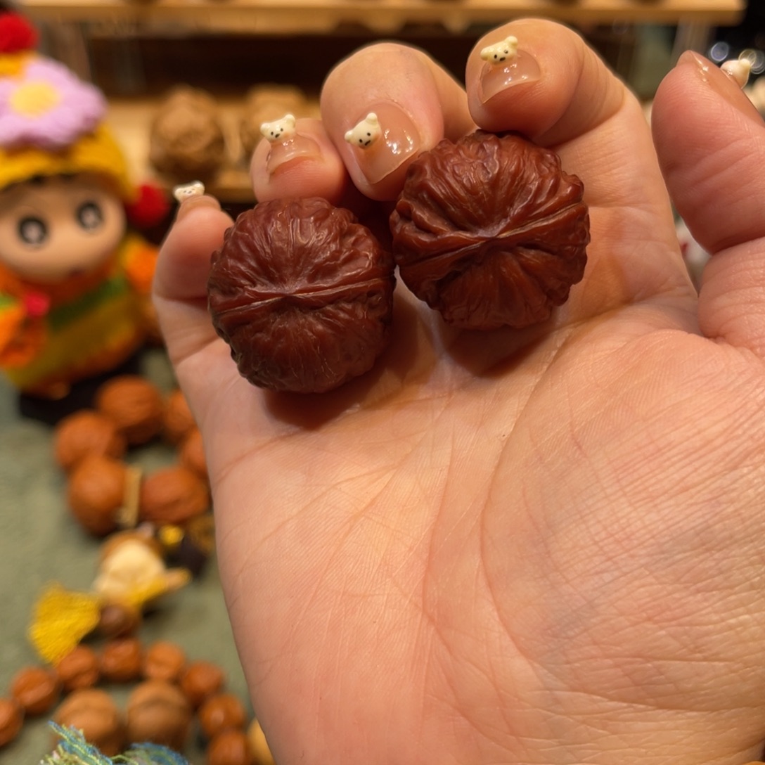 把件文玩核桃南瓜小磨盘