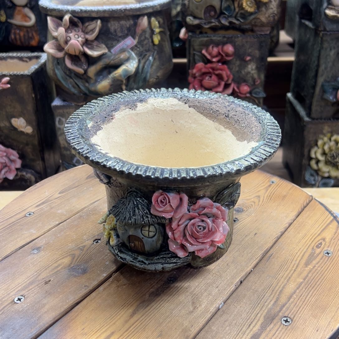 红陶青藤多肉花盆