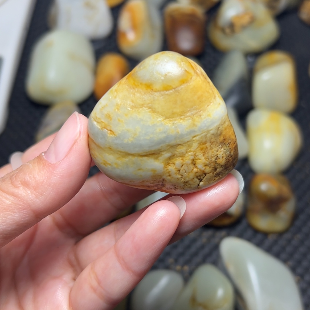 和田玉未镶嵌挂件A2