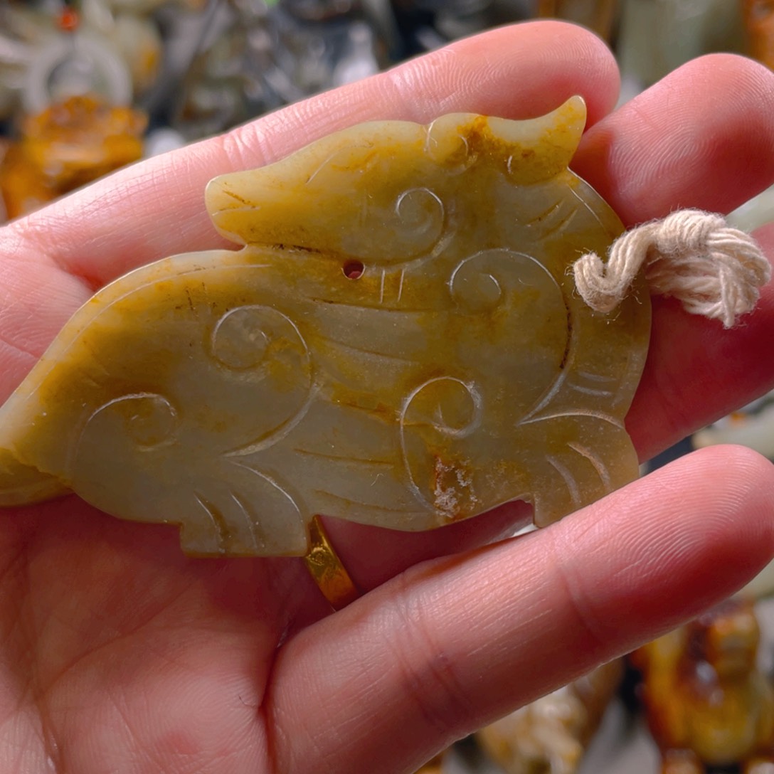 和田玉把件未镶嵌8