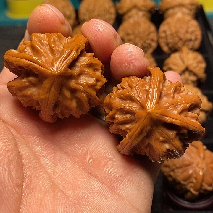 把件文玩核桃42尺曹大龙三棱