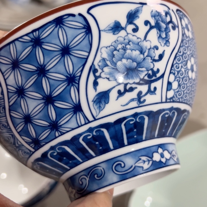 杯五点五寸古韵三色斗笠