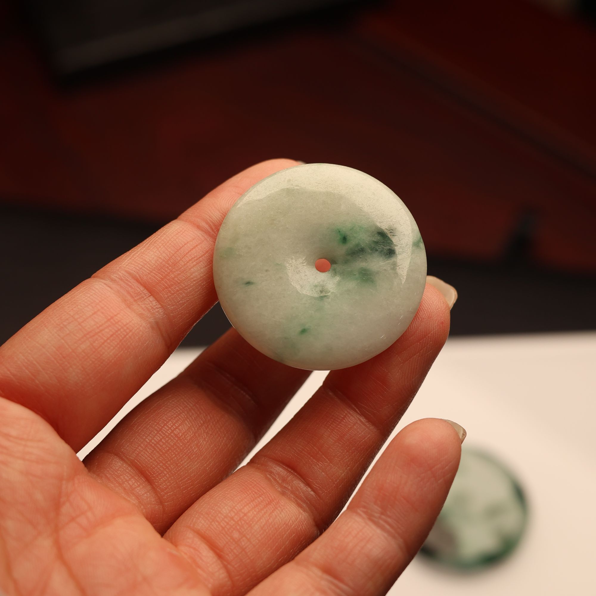 飘花平安扣吊坠101002（随机发仅一件）