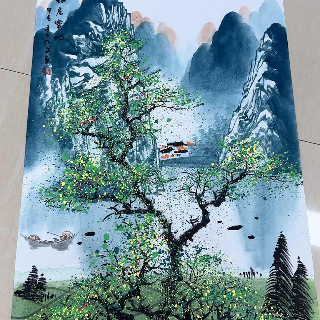 国画国画作品展。国画h