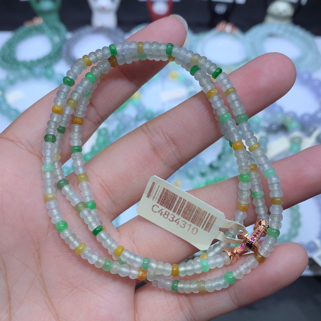 翡翠未镶嵌手串天然