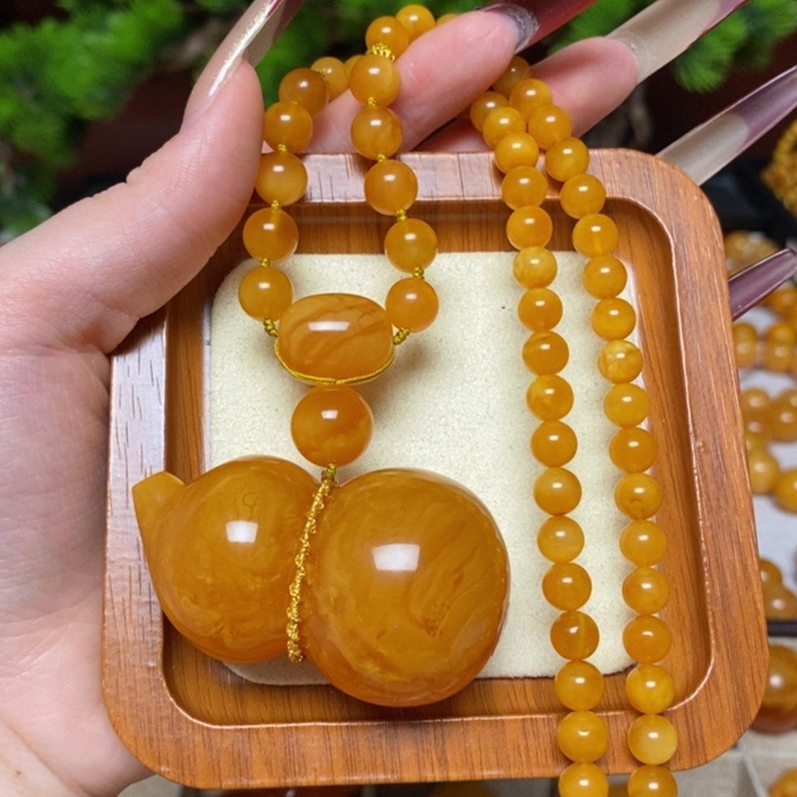 【闪购商品】蜜蜡颈饰未镶嵌项链